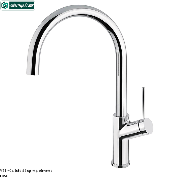 Vòi rửa bát Furst FIVA (Đồng mạ chrome - Made in Italy)