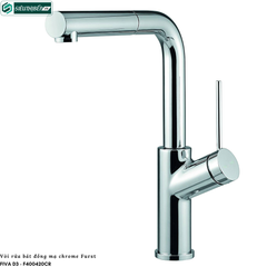 Vòi rửa bát Furst FIVA D3 (Đồng mạ đá / chrome - Made in Italy)