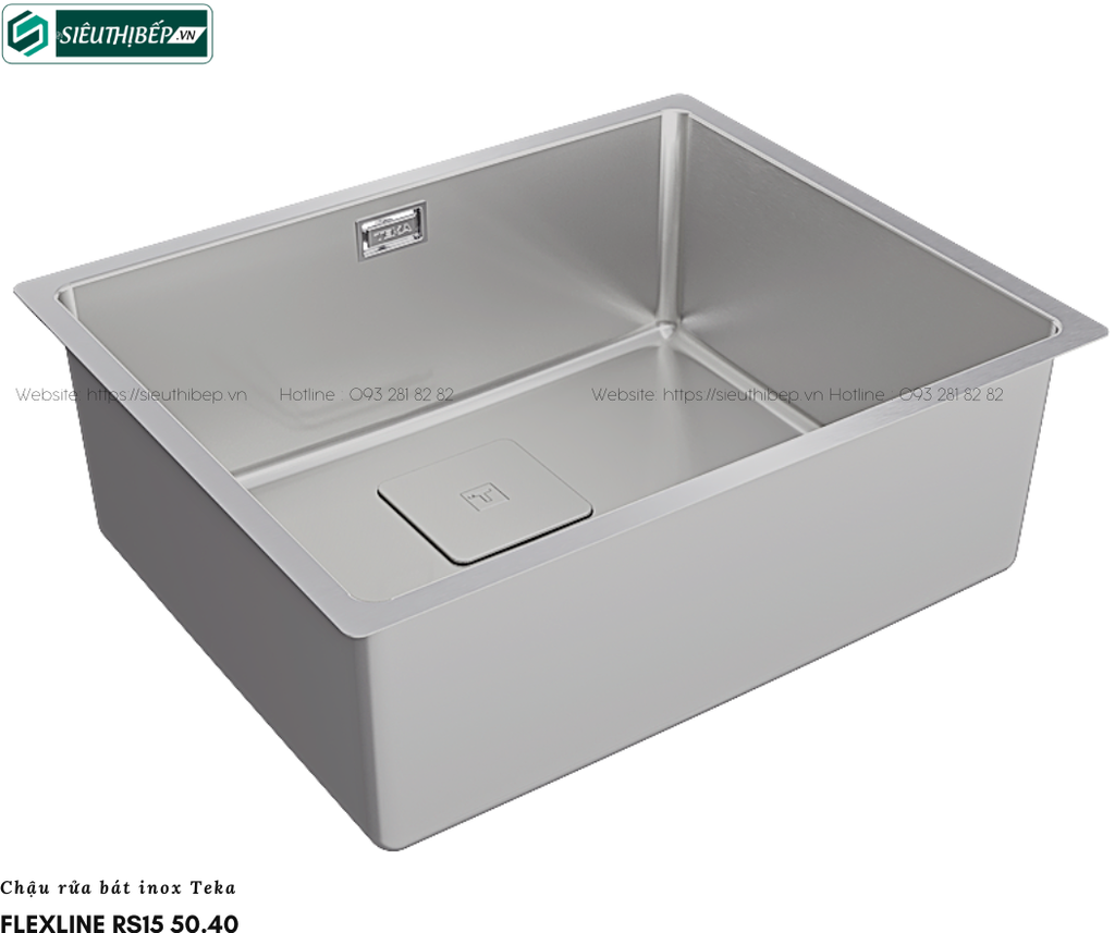 Chậu rửa bát Teka FLEXLINE RS15 50.40 (Inox 1 hộc)