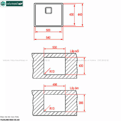 Chậu rửa bát Teka FLEXLINE RS15 50.40 (Inox 1 hộc)