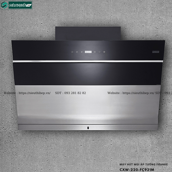 Máy hút mùi Franke CXW-220-FC921M (Áp tường, Kính vát)