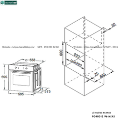 Lò nướng Franke FO40012 96 M XS (Âm tủ - 65 Lít)