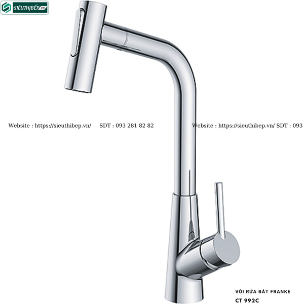 Vòi rửa bát Franke CT 992C (Mạ Chrome)