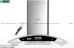 Máy hút mùi Giovani G - 2370 RS / G - 2390 RS (Áp tường, kính cong - Điều khiển từ xa, cảm ứng)