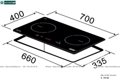 Bếp từ đôi Giovani G - 270 SD (Made in Italya)