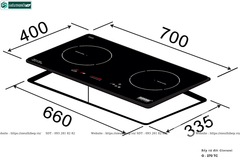 Bếp từ đôi Giovani G - 270 TC (Made in Italya)