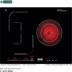 Bếp kết hợp Giovani G - 361 SD Bridge (Từ kết hợp điện 3 vùng nấu - Made in Italy)