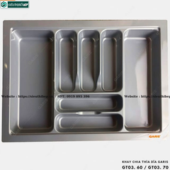 Khay chia thìa dĩa Garis GT03 (Dùng đặt trong ngăn kéo tủ bếp, để dao, thìa, dĩa và các dụng cụ nhà bếp)