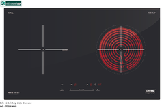 Bếp kết hợp Giovani GC - 73021 HSC (Từ kết hợp điện 2 vùng nấu - Made in Germany)