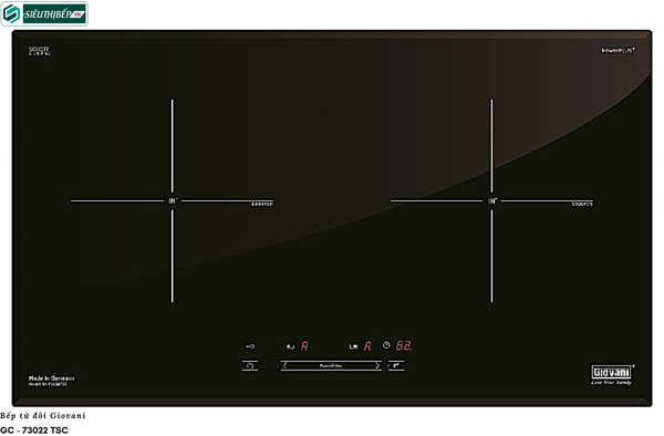 Bếp từ đôi Giovani GC - 73022 TSC (Made in Germany)