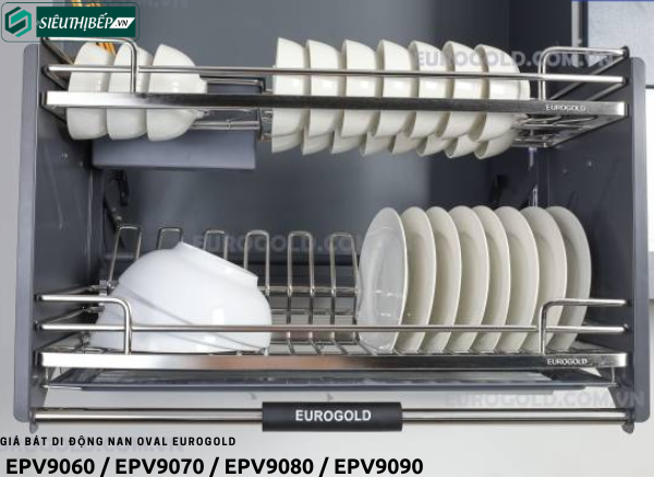 Giá bát di động Eurogold EPV9060 / EPV9070 / EPV9080 / EPV9090 (Nan Oval)