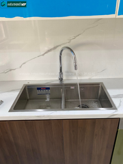 Chậu rửa bát Konox KN 8745DUB (Inox 2 hộc đều)