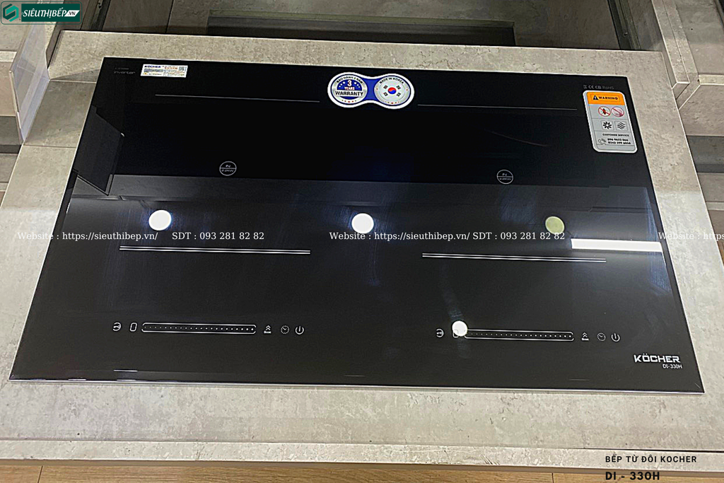 Bếp từ đôi Kocher DI - 330H (Made in Korea)