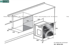 Lò nướng Giovani GO - ZEN 60 CRV (Âm tủ - Made in Italy)
