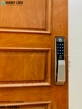 Khóa điện tử Giovani GSL - K888BG (Đen vàng) / GSL - K888BS (Đen bạc)