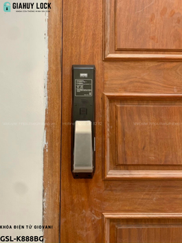 Khóa điện tử Giovani GSL - K888BG (Đen vàng) / GSL - K888BS (Đen bạc)