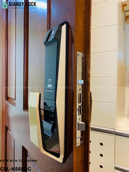 Khóa điện tử Giovani GSL - K888BG (Đen vàng) / GSL - K888BS (Đen bạc)