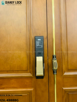 Khóa điện tử Giovani GSL - K888BG (Đen vàng) / GSL - K888BS (Đen bạc)