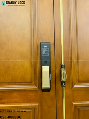 Khóa điện tử Giovani GSL - K888BG (Đen vàng) / GSL - K888BS (Đen bạc)