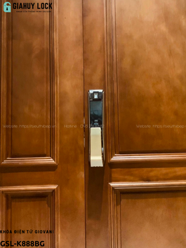 Khóa điện tử Giovani GSL - K888BG (Đen vàng) / GSL - K888BS (Đen bạc)