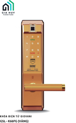 Khóa điện tử Giovani GSL - K66BS (Đen bạc) / GSL - K66BG (Đen vàng) / GSL - K66FG (Vàng)