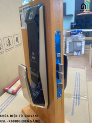 Khóa điện tử Giovani GSL - K888BG (Đen vàng) / GSL - K888BS (Đen bạc)