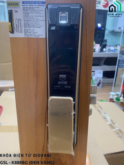 Khóa điện tử Giovani GSL - K888BG (Đen vàng) / GSL - K888BS (Đen bạc)