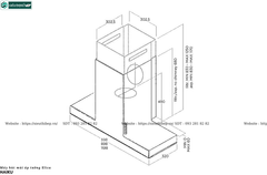 Máy hút mùi Elica HAIKU (Áp tường - Made in Italya)