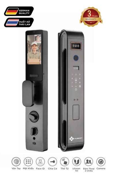 khóa điện tử Hubert cửa gỗ HB CG65VF