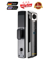 Khóa điện tử Hubert cửa gỗ HB CG69 Black