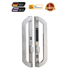 Khóa điện tử Hubert cửa nhôm HB CNI8 EU SILVER