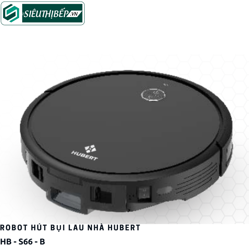 Robot hút bụi lau nhà Hutbert HB - S66 - B (Điều khiển bằng giọng nói, APP)