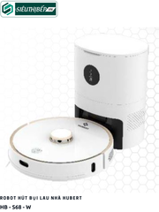Robot hút bụi lau nhà Hubert HB - S68 - W (Điều khiển qua app, giọng nói)