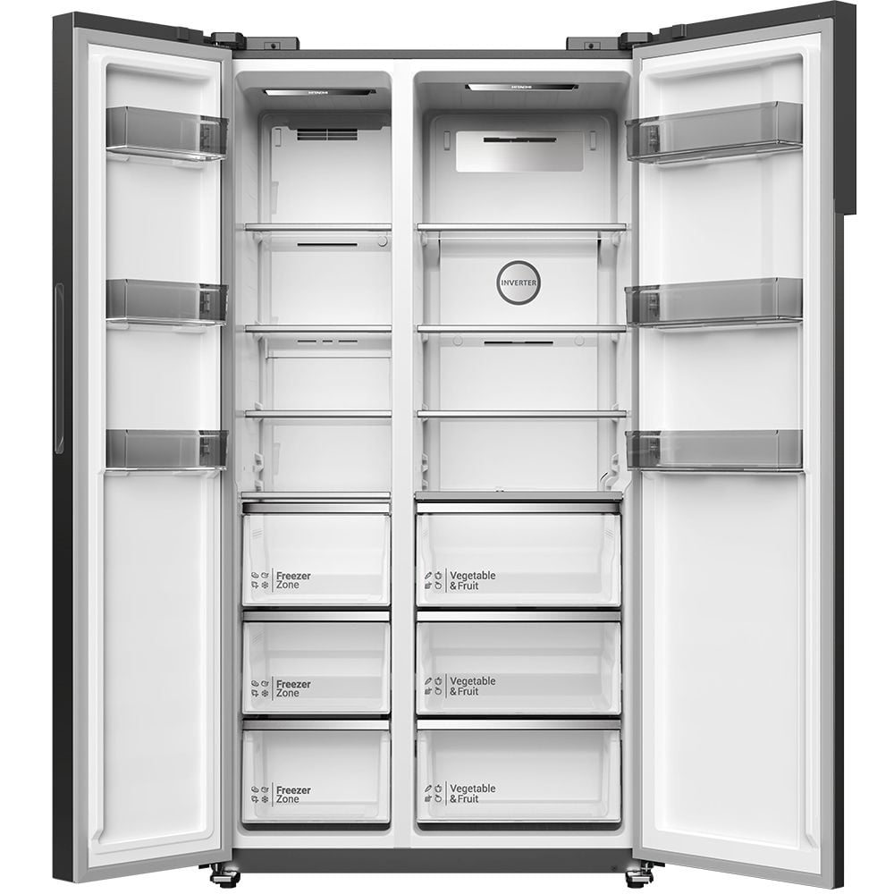 Tủ lạnh chính hãng Hitachi side by side 3 cửa 525L HRSN9552DDXVN