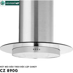 Máy hút mùi đảo Canzy CZ 890G (Treo độc lập - Tròn)