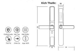 khóa điện tử Hyundai cửa nhôm HY -SLS 003