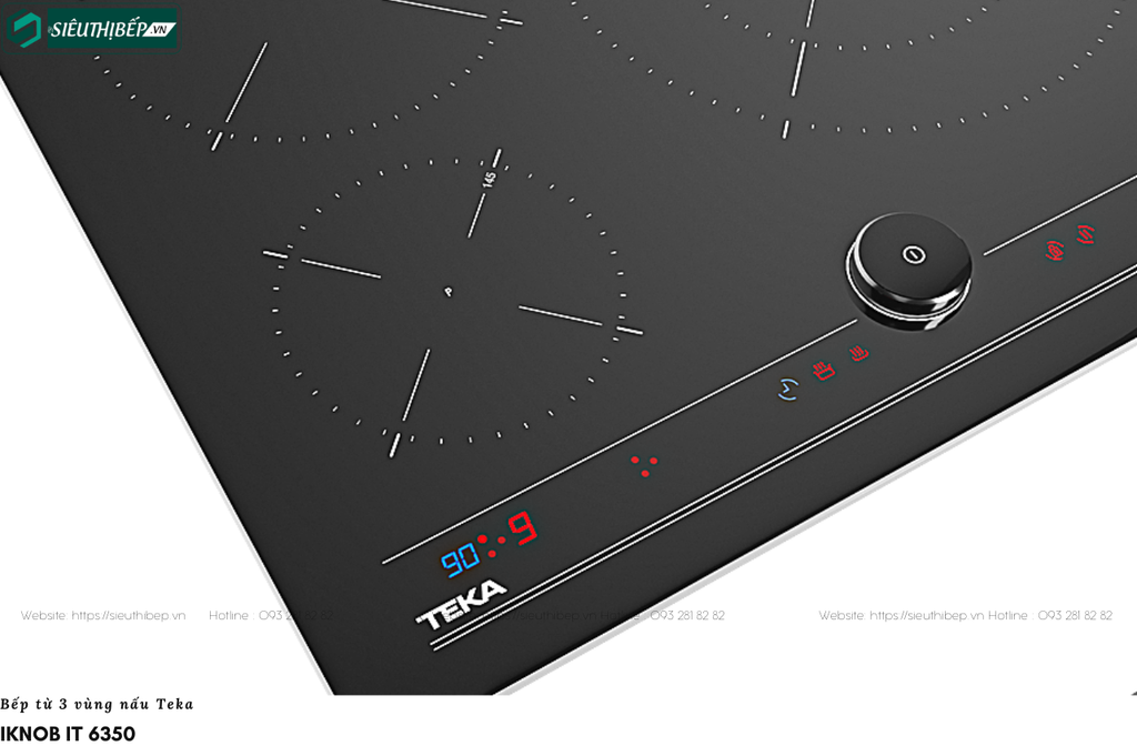 Bếp từ Teka iKnob IT 6350 (3 vùng nấu - Made in Turkey)