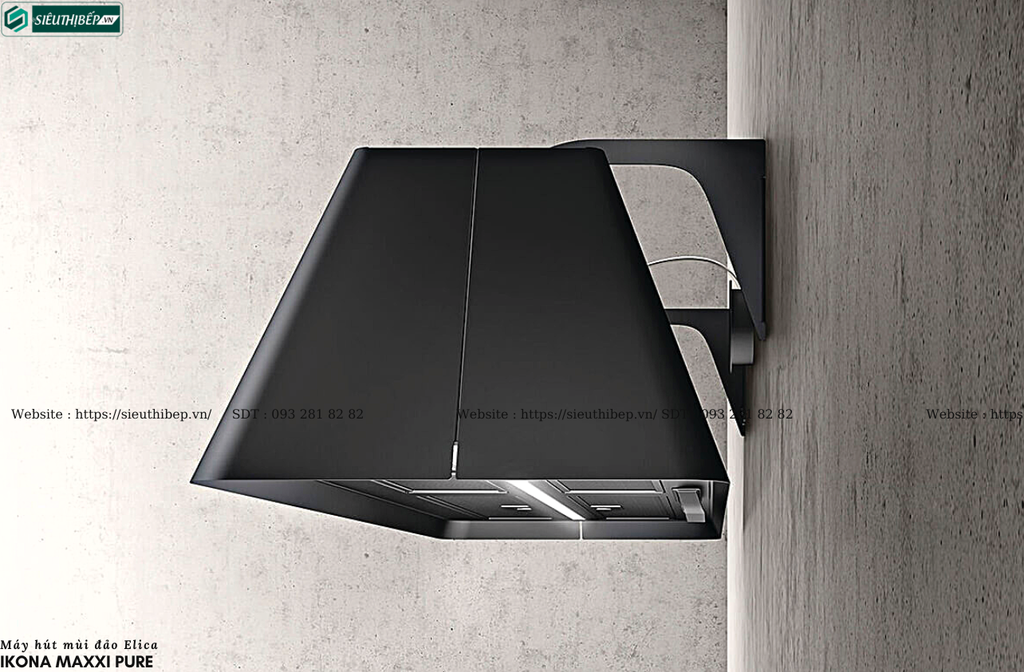Máy hút mùi IKONA MAXXI PURE (Đảo - Treo độc lập)