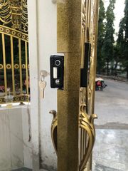 Khóa điện tử cửa cổng Kassler KL - 579CNC Gold Grey