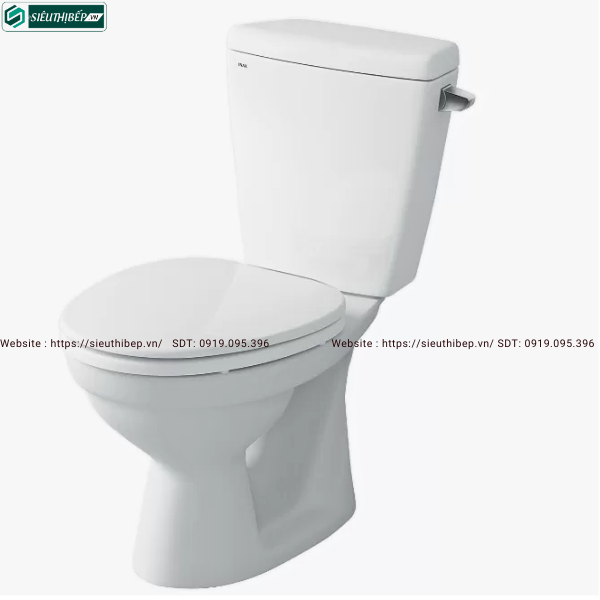 Bồn cầu 2 khối Inax C-117VA (C117VA) - Xả Gạt, Nắp Thường
