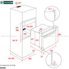 Lò nướng Teka IOVEN (71 Lít - âm tủ)