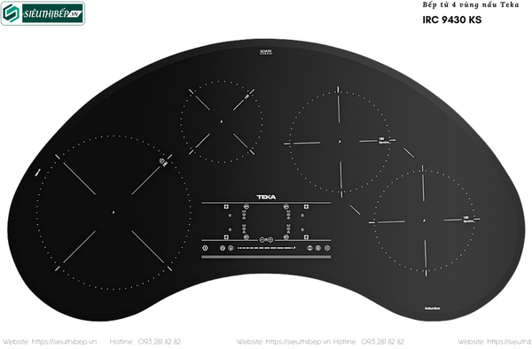 Bếp từ Teka IRC 9430 KS (4 vùng nấu - Made in Turkey)