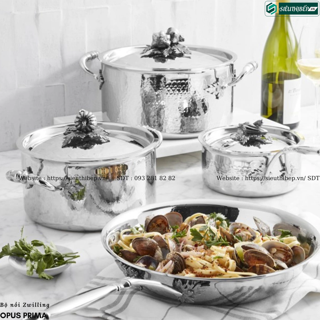 Bộ nồi Zwilling Opus Prima (Ruffoni - 5 món)