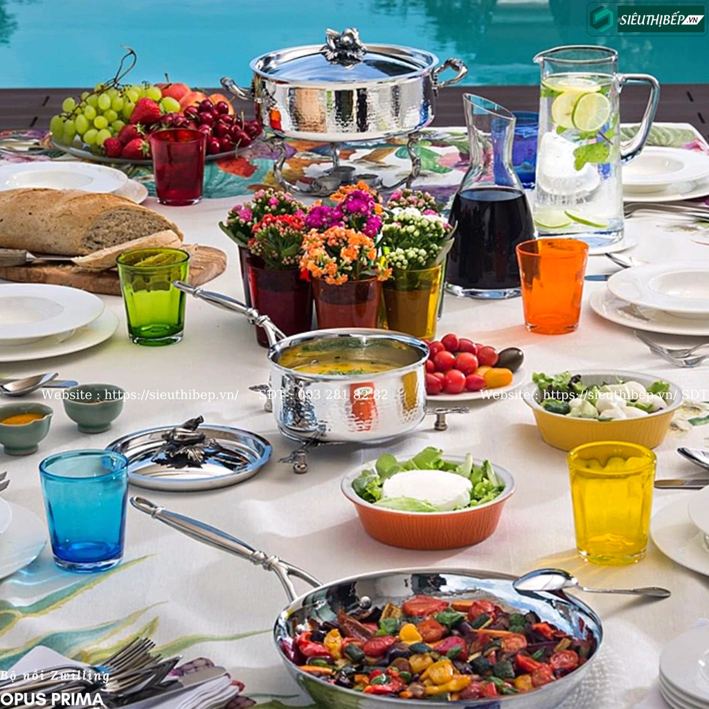 Bộ nồi Zwilling Opus Prima (Ruffoni - 5 món)