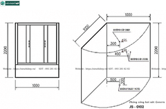 Phòng xông hơi ướt Govern JS - 0102 (Đế thấp)