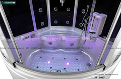 Phòng tắm xông hơi ướt Govern JS - 0957 (Bồn massage, sục khí ,đèn led)