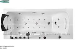 Bồn tắm massage Govern JS - 6009-1 (Bồn tắm massage, sục khí, đèn led, thác tràn)