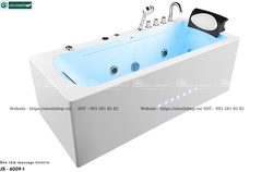 Bồn tắm massage Govern JS - 6009-1 (Bồn tắm massage, sục khí, đèn led, thác tràn)