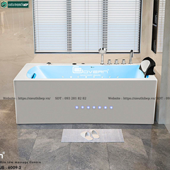 Bồn tắm massage Govern JS - 6009-2 (Bồn tắm massage, sục khí, đèn đa sắc, 2 thác tràn)