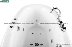 Bồn tắm massage Govern JS - 6210 (Bồn tắm massage, sục khí, đèn đổi màu)